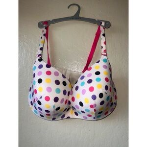 Cute Cacique Polka Dot Bra size 40DDD